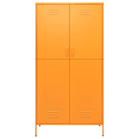 Lady Jillian - Wardrobe Mustard Yellow 90x50x180 cm Steel