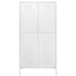 Lady Jillian - Wardrobe White 90x50x180 cm Steel