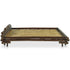 Aki Kagu - Bed Frame Dark Brown Bamboo 140x200 cm