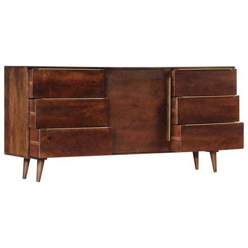 Swen Studio - Sideboard with 6 Drawers 175x40x82 cm Solid Mango Wood