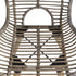 Swen Studio - Dining Chairs 6 pcs Brown Natural Rattan