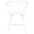 Maison Madeleine - Dining Chairs 6 pcs White Solid Rubber Wood