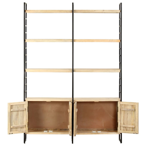 Rustika Rowe - 4Tier Bookcase 124x30x180 cm Solid Mango Wood