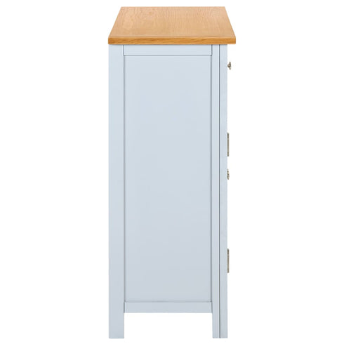 Maison Madeleine - Sideboard 90x33.5x83 cm Solid Oak Wood