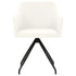 Swen Studio - Swivel Dining Chairs 6 pcs Cream Fabric (UK/IE/FI/NO only) (3x331510)