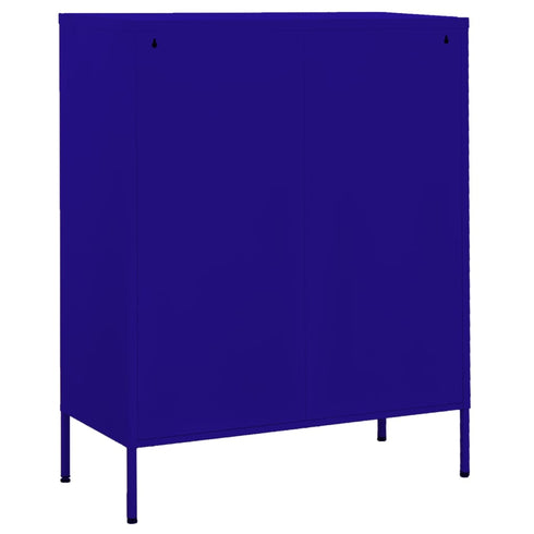 Lady Jillian - Storage Cabinet Navy Blue 80x35x101,5 cm Steel - Model 2