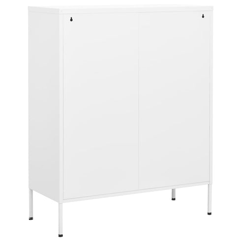 Lady Jillian - Storage Cabinet White 80x35x101,5 cm Steel - Model 2