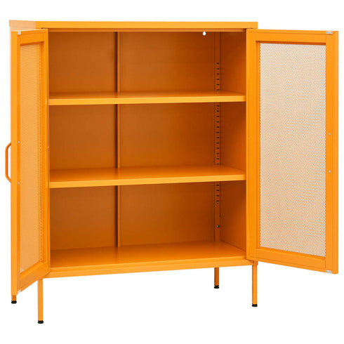 Lady Jillian - Storage Cabinet Mustard Yellow 80x35x101,5 cm Steel - Model 4