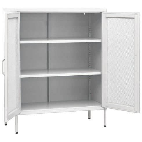 Lady Jillian - Storage Cabinet White 80x35x101,5 cm Steel - Model 4