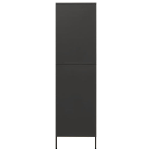 Lady Jillian - Wardrobe Anthracite 90x50x180 cm Steel