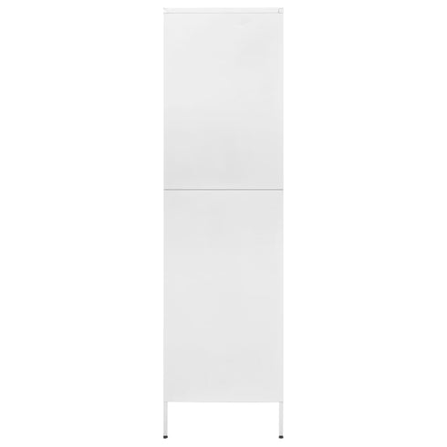 Lady Jillian - Wardrobe White 90x50x180 cm Steel