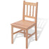 Maison Madeleine - Seven Piece Dining Set Pinewood