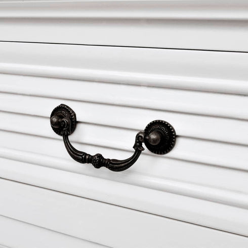 Maison Madeleine - Double Pedestal Desk White 140x48x80 cm