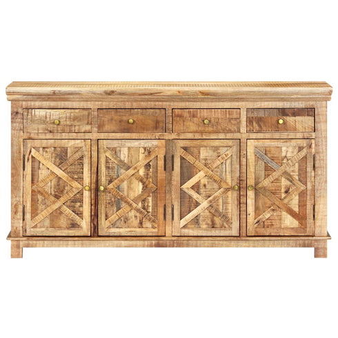 Rustika Rowe - Sideboard with 4 Drawers 160x40x85 cm Solid Mango Wood