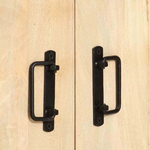 Rustika Rowe - 4Tier Bookcase 124x30x180 cm Solid Mango Wood