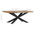 Rustika Rowe - Dining Table 180x90x76 cm Solid Reclaimed Wood