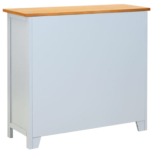 Maison Madeleine - Sideboard 90x33.5x83 cm Solid Oak Wood