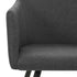 Swen Studio - Dining Chairs 6 pcs Dark Grey Fabric (UK/IE/FI/NO only) (3x331517)