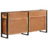 Rustika Rowe - Sideboard 172x35x80 cm Solid Acacia Wood with Sheesham Finish