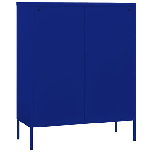 Lady Jillian - Storage Cabinet Navy Blue 80x35x101,5 cm Steel - Model 1