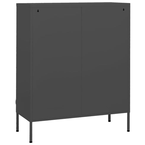 Lady Jillian - Storage Cabinet Anthracite 80x35x101,5 cm Steel - Model 1