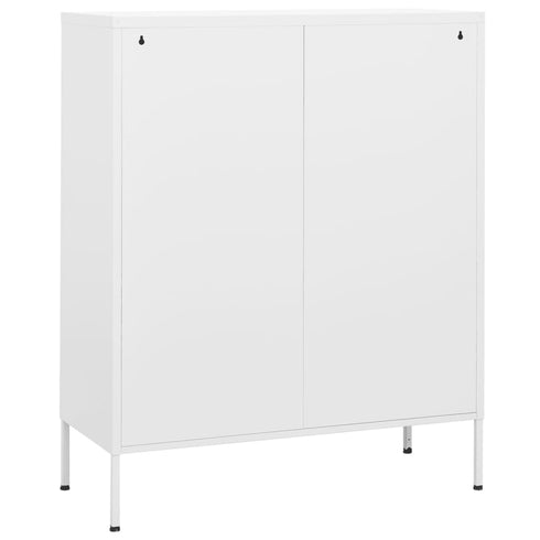 Lady Jillian - Storage Cabinet White 80x35x101,5 cm Steel - Model 1