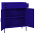Lady Jillian - Storage Cabinet Navy Blue 80x35x101,5 cm Steel - Model 2