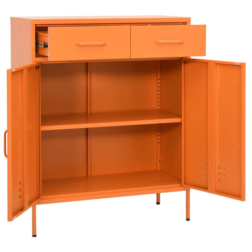 Lady Jillian - Storage Cabinet Orange 80x35x101,5 cm Steel - Model 2