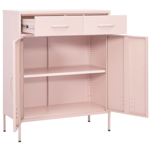 Lady Jillian - Storage Cabinet Pink 80x35x101,5 cm Steel - Model 2
