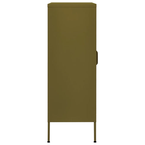 Lady Jillian - Storage Cabinet Olive Green 80x35x101,5 cm Steel - Model 4