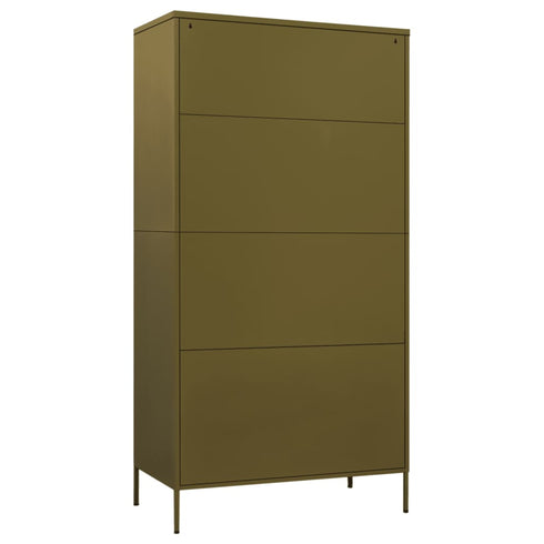Lady Jillian - Wardrobe Olive Green 90x50x180 cm Steel