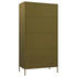 Lady Jillian - Wardrobe Olive Green 90x50x180 cm Steel