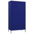 Lady Jillian - Wardrobe Navy Blue 90x50x180 cm Steel