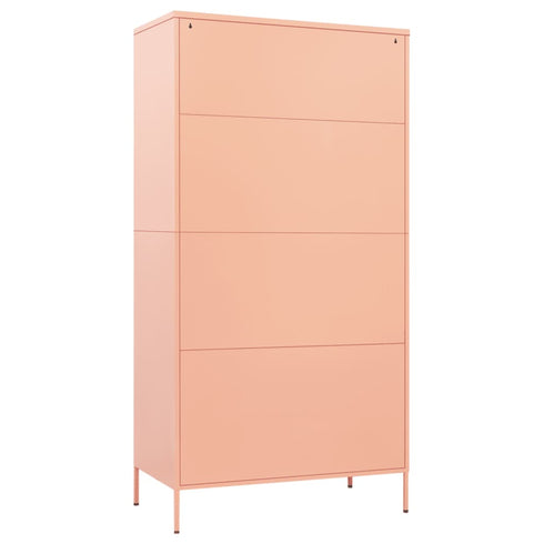 Lady Jillian - Wardrobe Pink 90x50x180 cm Steel