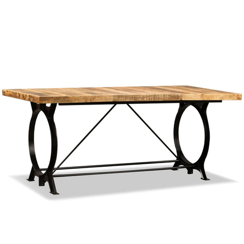 Rustika Rowe - Dining Table Solid Rough Mango Wood 180 cm