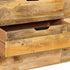 Rustika Rowe - Drawer Cabinet Solid Mango Wood 140x45x80 cm