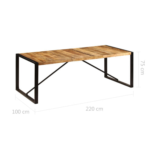 Rustika Rowe - Dining Table 220x100x75 cm Solid Mango Wood