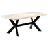 Rustika Rowe - Dining Table White 180x90x75 cm Solid Mango Wood
