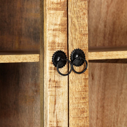 Rustika Rowe - Highboard 100x40x175 cm Solid Mango Wood