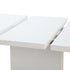 Swen Studio - Extendable Dining Table High Gloss White 180x90x76 cm MDF