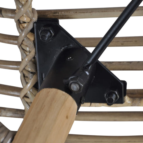 Swen Studio - Dining Chairs 6 pcs Brown Natural Rattan