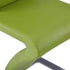 Swen Studio - Dining Chairs with Zigzag Shape 6 pcs Green Faux Leather