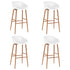 Swen Studio - 5 Piece Bar Set Black and White