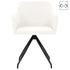 Swen Studio - Swivel Dining Chairs 6 pcs Cream Fabric (UK/IE/FI/NO only) (3x331510)