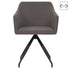 Swen Studio - Swivel Dining Chairs 6 pcs Taupe Fabric (UK/IE/FI/NO only) (3x331515)