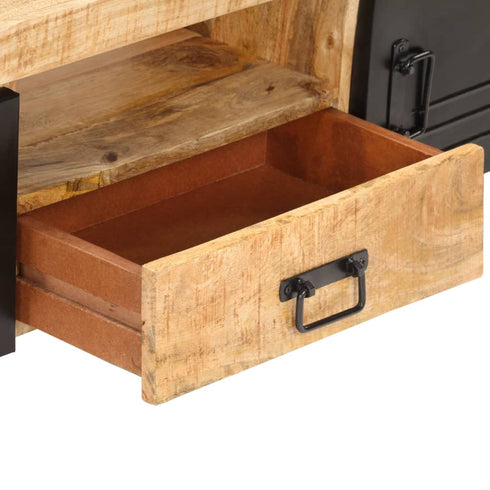 Rustika Rowe - TV Cabinet 140x30x40 cm Rough Mango Wood
