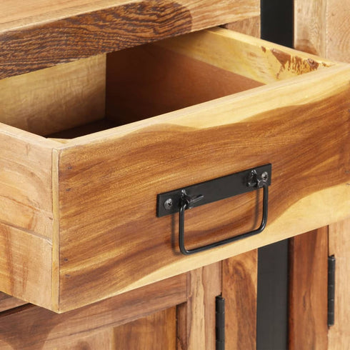 Rustika Rowe - Sideboard 172x35x80 cm Solid Acacia Wood with Sheesham Finish