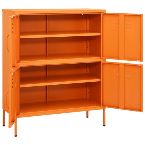 Lady Jillian - Storage Cabinet Orange 80x35x101,5 cm Steel - Model 1