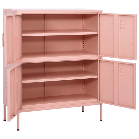 Lady Jillian - Storage Cabinet Pink 80x35x101,5 cm Steel - Model 1