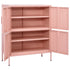 Lady Jillian - Storage Cabinet Pink 80x35x101,5 cm Steel - Model 1